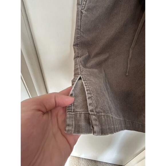 Vintage Corduroy Skirt Eddie Bauer Women’s Sz 10 Brown Pockets Belt Loops Cotton - Picture 3 of 8